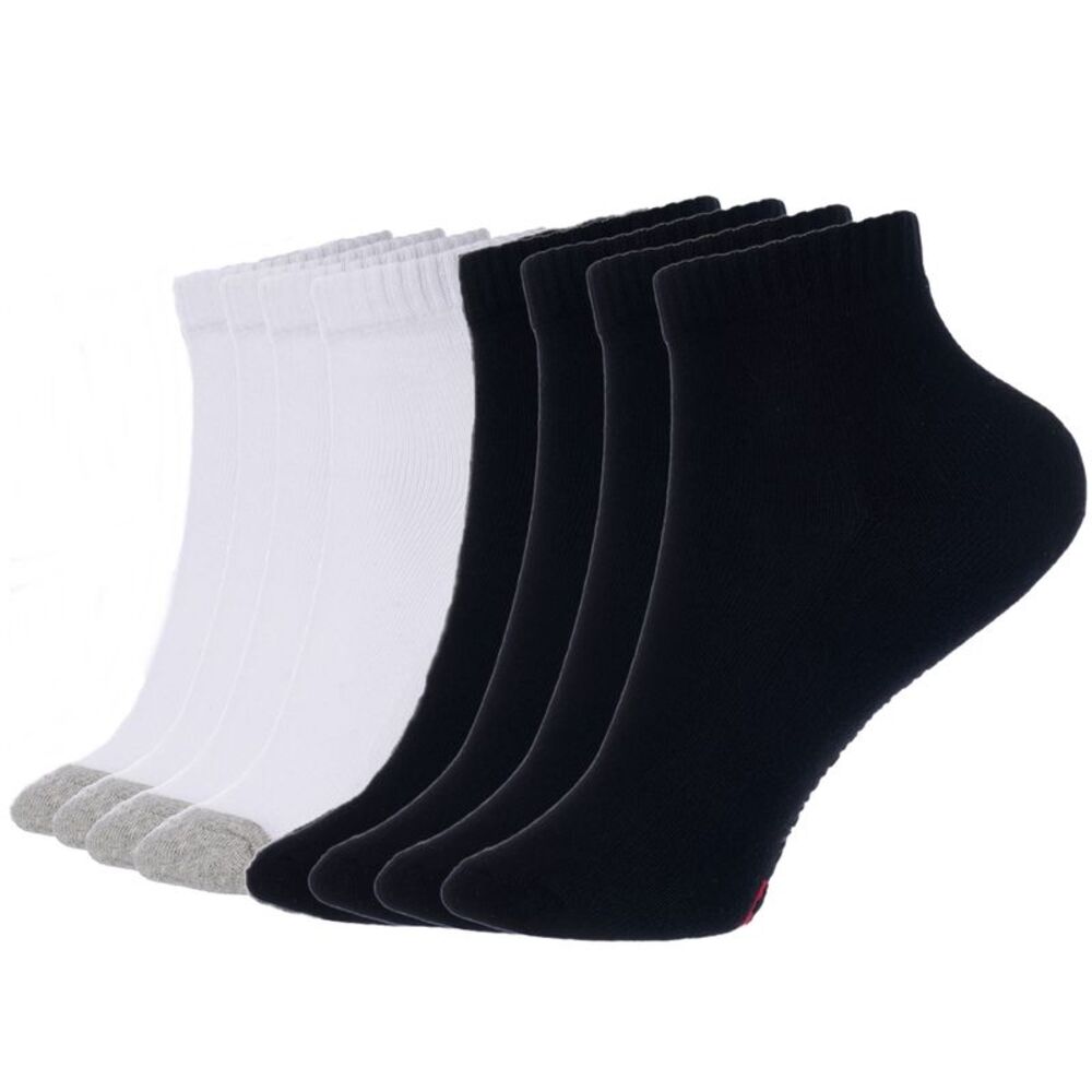 Alpine Swiss Mens 8 Pack Ankle Socks Low Cut Cotton Athletic Sock Shoe Size 6-12